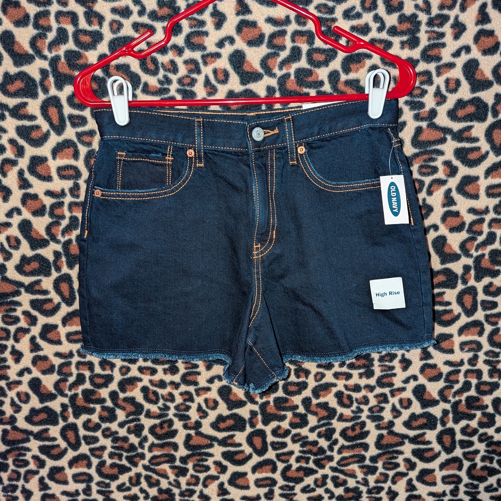 Old Navy Dark Blue Jean Shorts